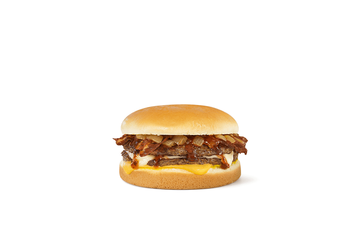 Order Sweet & Spicy Bacon Burger food online from Whataburger store, Sherman on bringmethat.com