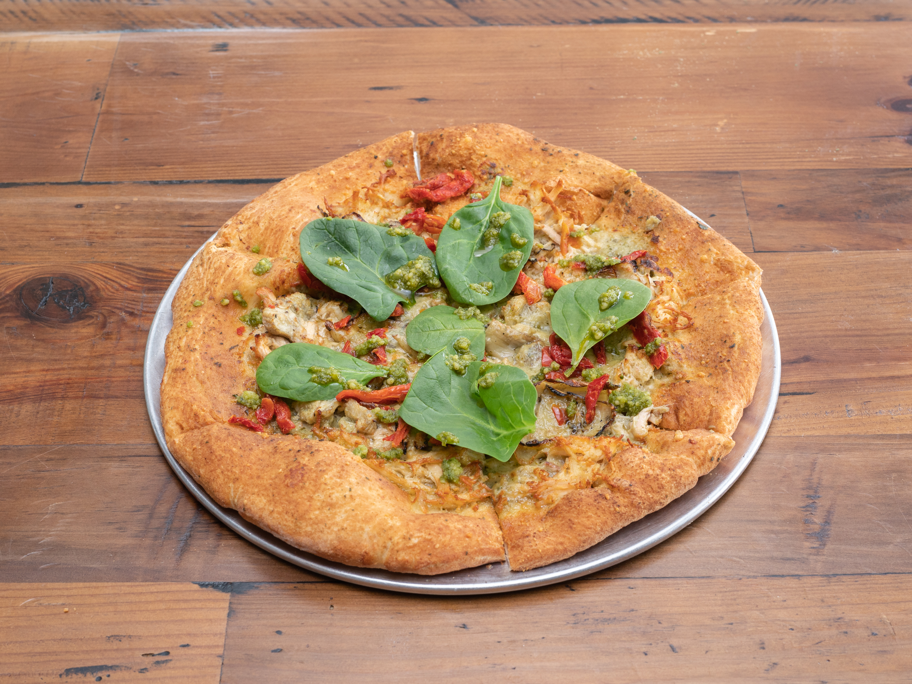 Order Healthy Junk Pizza food online from Golden Road Brewing store, Huntington Beach on bringmethat.com