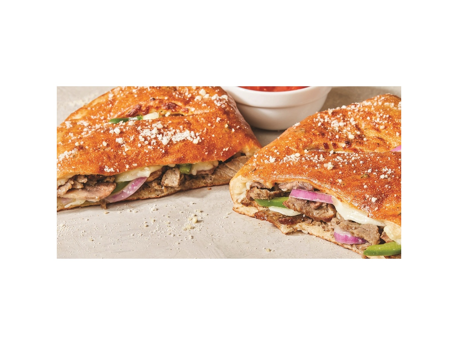 Order Steak Stromboli food online from Vocelli Pizza store, Pittsburgh on bringmethat.com