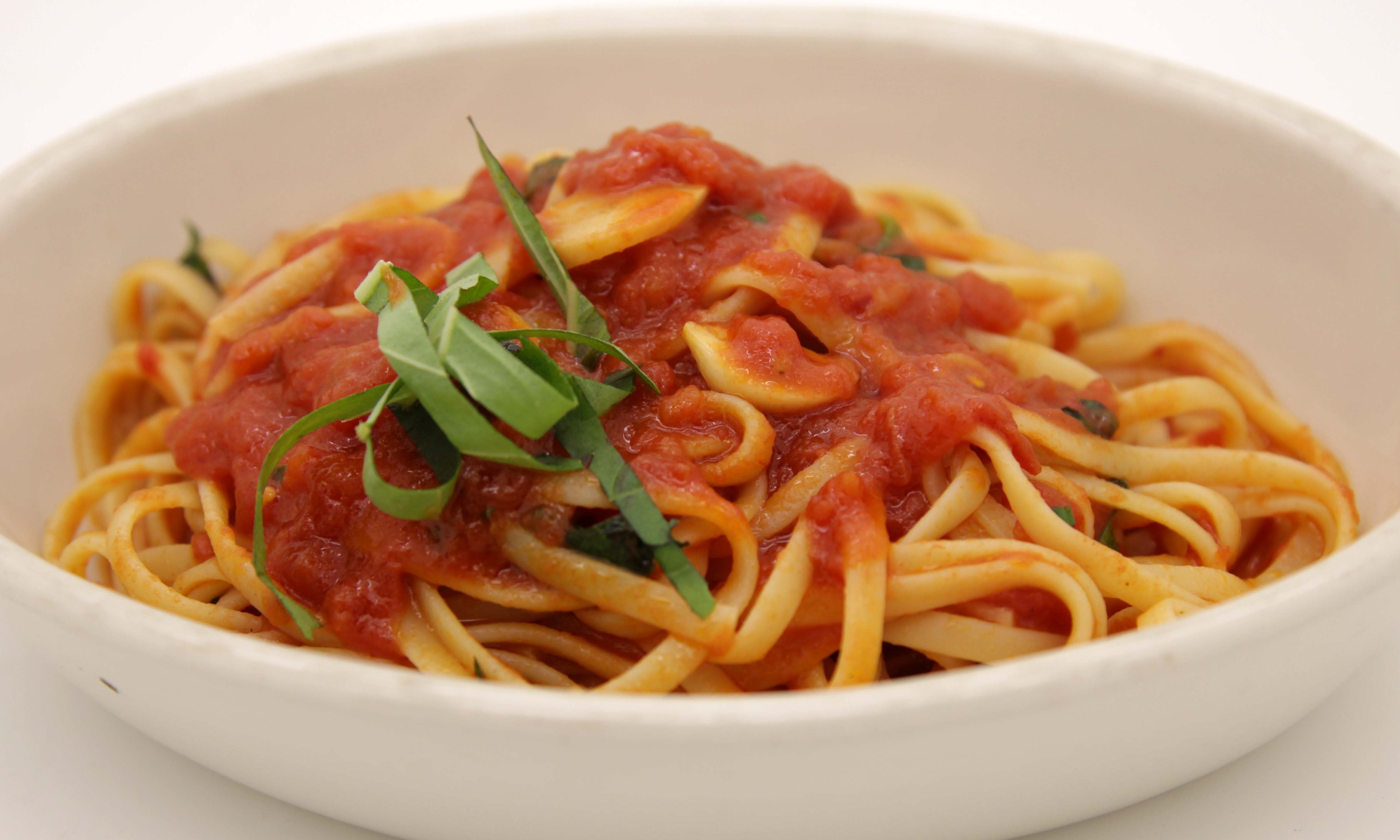 Order Spaghetti al Pomodoro (V) food online from biricchino store, New York on bringmethat.com