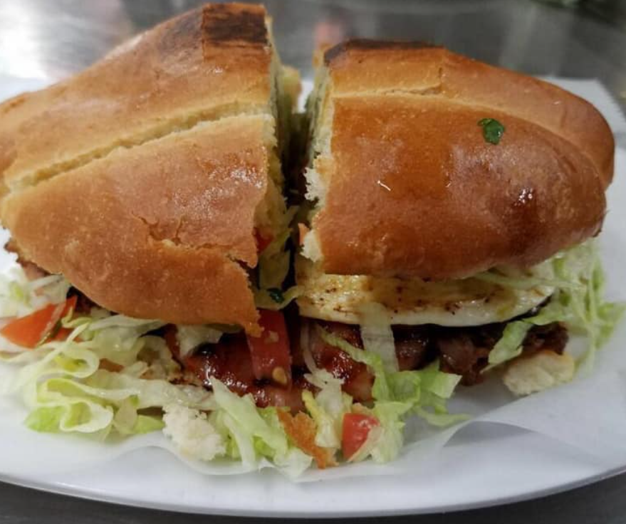 Order Chicken Torta food online from Fiesta Garibaldi Mexican Grill store, Knoxville on bringmethat.com