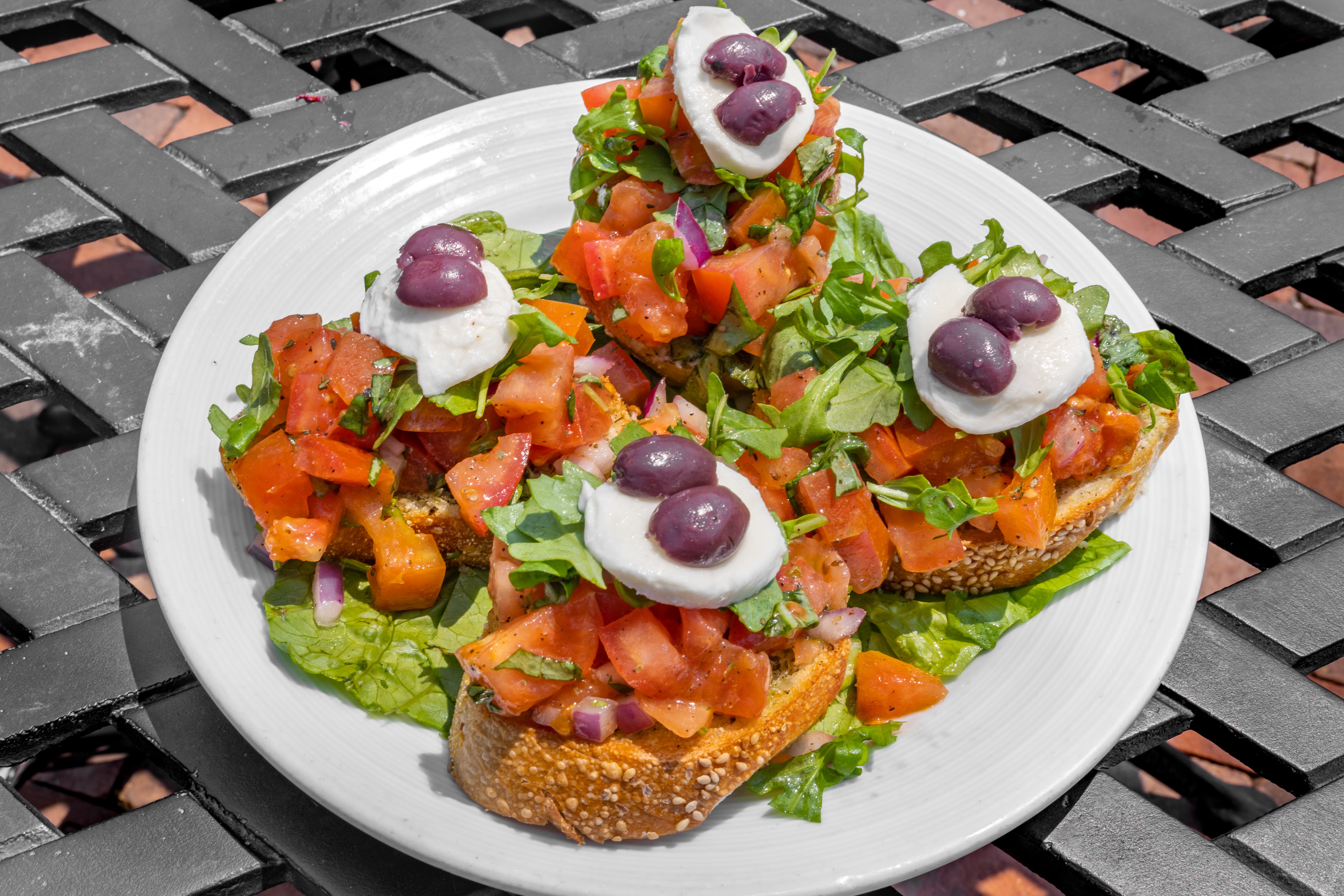 Order Bruschetta - Hot Appetizers food online from Forte Pizzeria store, Randolph on bringmethat.com