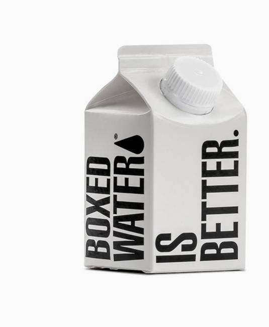 Order Boxed Water - 250 ml* food online from Cinnaholic Richardson store, Richardson on bringmethat.com