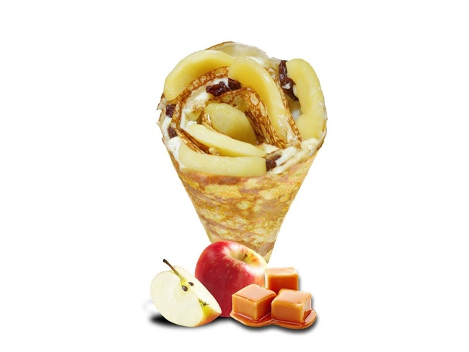 Order M4. Mini-Caramel Fuji Apple food online from T-Swirl Crepe store, New York on bringmethat.com