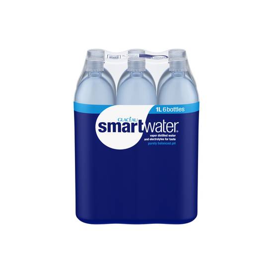 Order Smartwater Vapor Distilled Premium Water Bottles, 33.8 OZ Bottles, 6 PK food online from Cvs store, Temecula on bringmethat.com