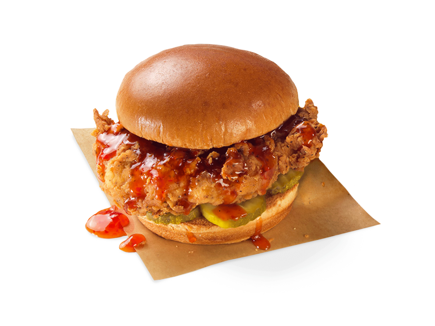 Order Saucy Chicken Sandwich food online from Wild Burger store, Plainfield on bringmethat.com