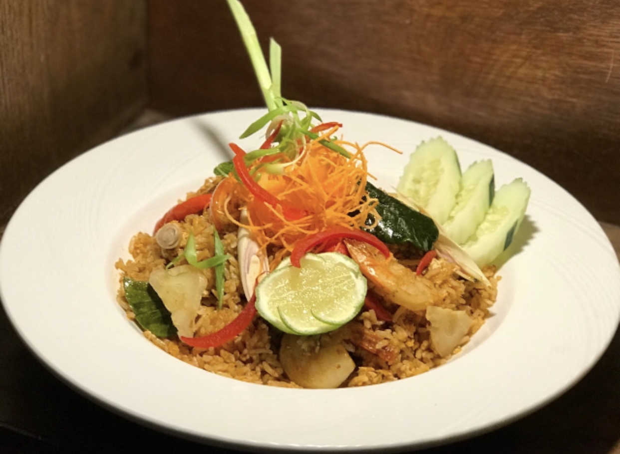 Order Tom Yum Goong Fried Rice food online from Mango Thai Cuisine store, Plano on bringmethat.com