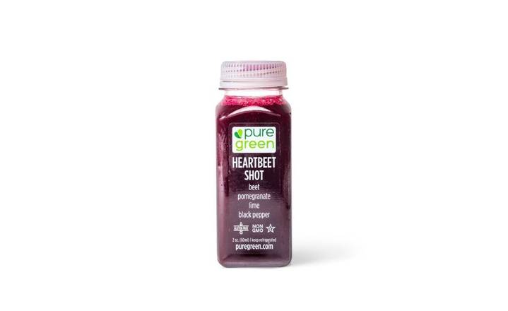 Order Heartbeet, Cold Pressed Shot (Recovery) food online from Pure Green store, Chicago on bringmethat.com