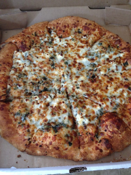 Order Greek Pizza food online from Canadian Pizza store, Long Beach on bringmethat.com