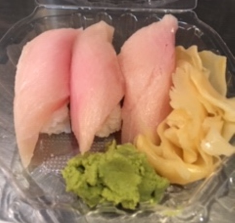Order 23. Hamachi Nigiri food online from Sushi Kinta store, San Francisco on bringmethat.com