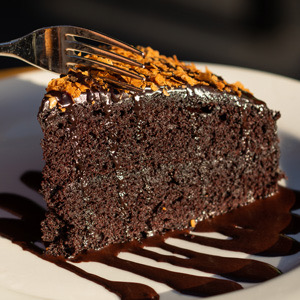 Order Rob’s Double Decker Chocolate Cake food online from ***Doc B's Gold Coast $3.99 Delivery Special*** store, Chicago on bringmethat.com
