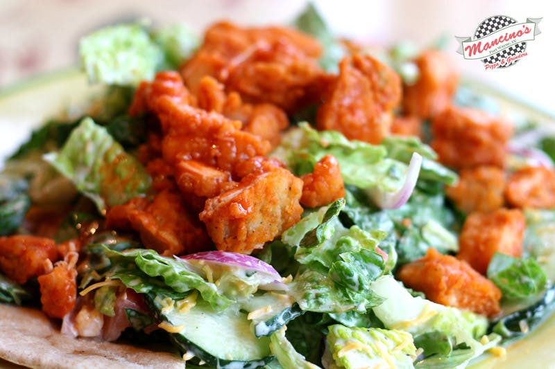 Order Buffalo Chicken Salad - Small food online from Mancino's store, Fort Wayne on bringmethat.com