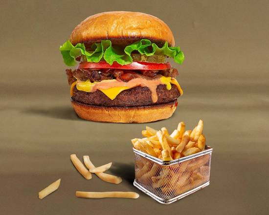 Order Kind Of Classic Burger (Classic Burger) food online from Bun In A Million store, Dallas on bringmethat.com