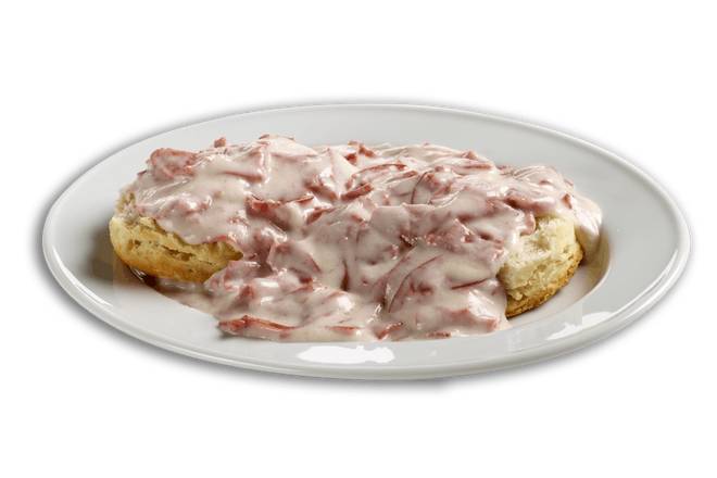 Order Creamed Chipped Beef on a Biscuit Platter food online from Roy Rogers store, Gainesville on bringmethat.com