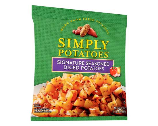 Order Simply Potatoes · Steakhouse Seasoned Diced Potatoes (20 oz) food online from Shaw's store, Windham on bringmethat.com