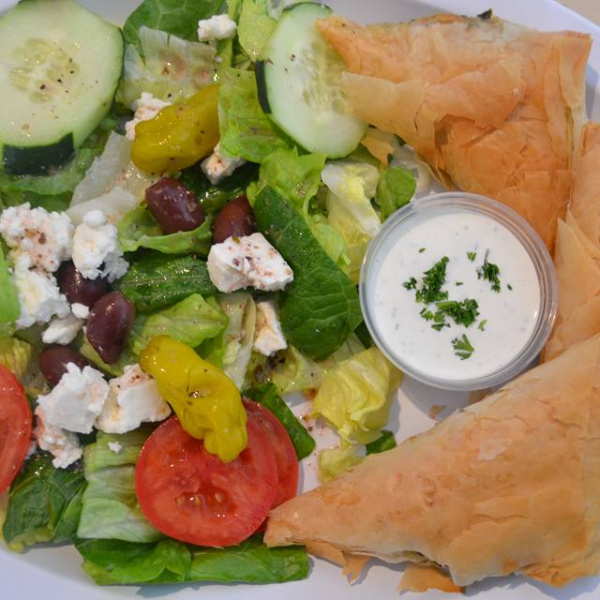 Order Spanakopita food online from Sinbad Mediterranean Grill store, Marietta on bringmethat.com