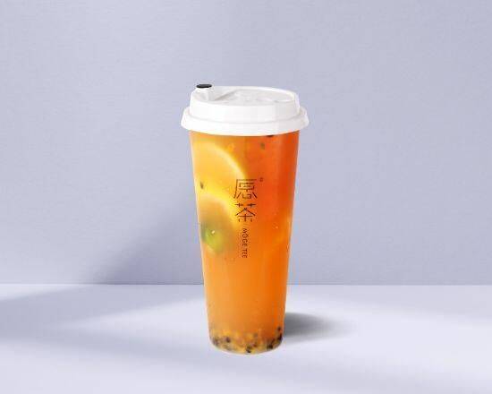 Order Super Fruit Green Tea (超级水果绿) (24 oz) food online from moge tea store, Quincy on bringmethat.com