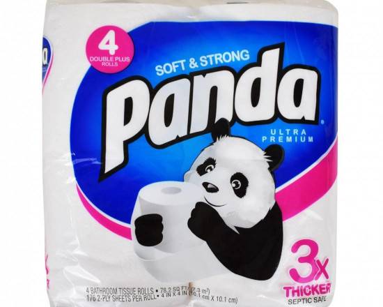 Order Pand a Soft & Strong Ultra Premium Bathroom Tissues 4 Rolls food online from Pit Stop Liquor Mart store, El Monte on bringmethat.com