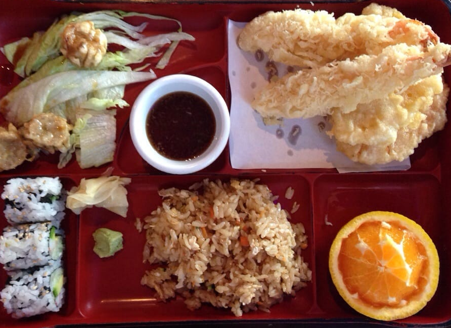 Order Shrimp Tempura Bento food online from Umi Japanese Cuisine store, Washington on bringmethat.com