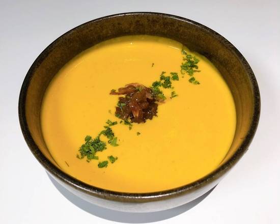 Order Carrot & Thai Red Curry Soup food online from Root Down store, Denver on bringmethat.com