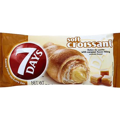 Order 7 Days Soft Croissant Dulco De Leche With Caramel food online from Route 7 Food Mart store, Norwalk on bringmethat.com