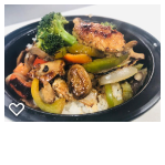 Order Chicken Stir-Fry Rice Bowl food online from Backwoods Pizza store, Roxbury on bringmethat.com