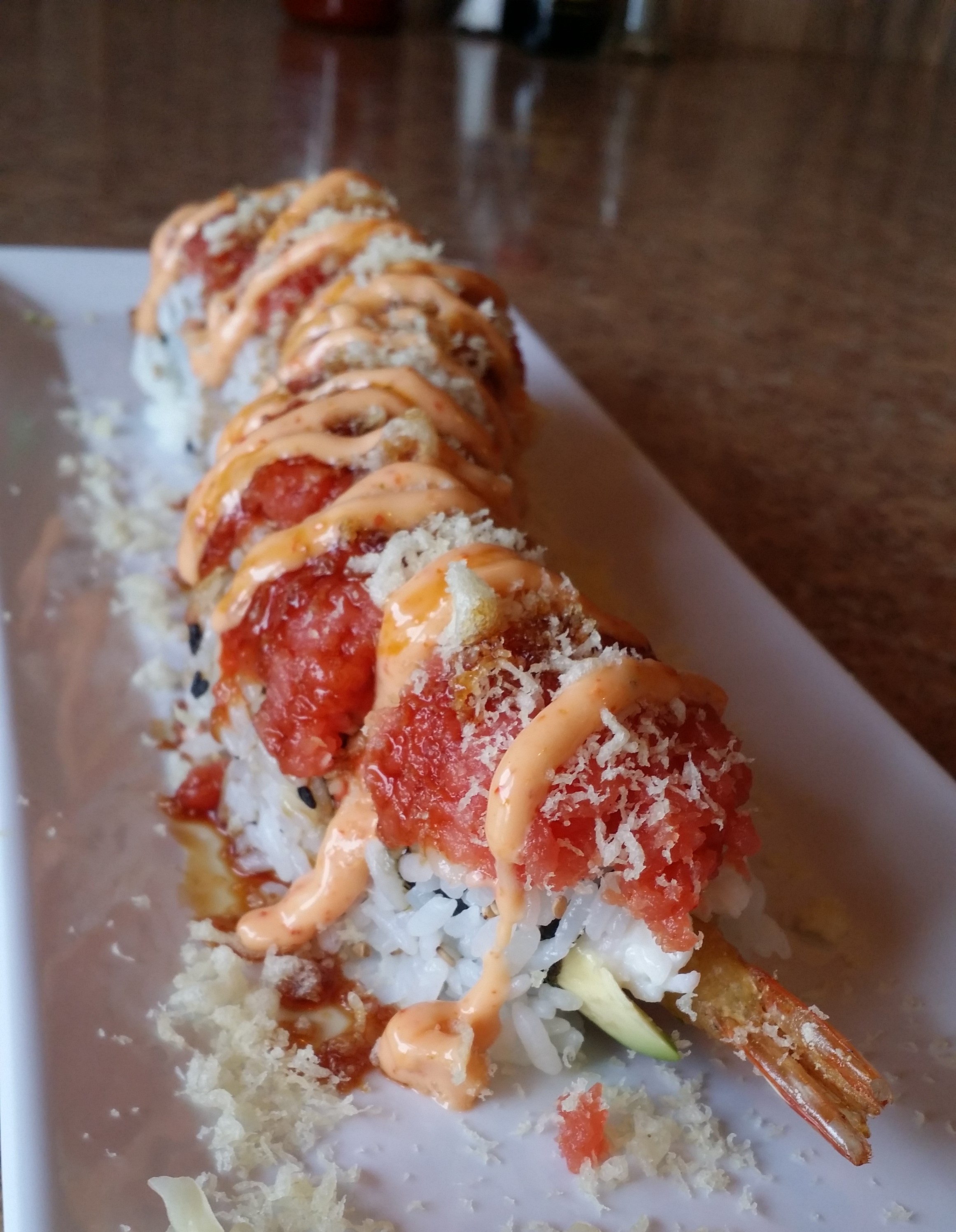 Order Red Dragon Roll food online from Misora Teriyaki Sushi & Wok store, Lynnwood on bringmethat.com