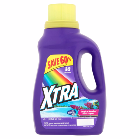 Order Xtra Detergent Tropical Passion 45oz food online from 7-Eleven store, Los Angeles on bringmethat.com