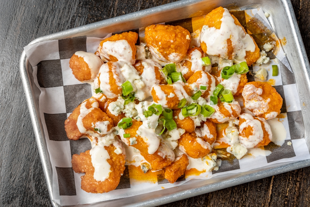 Order FRIED BUFFALO CAULIFLOWER food online from The Grind Burger Bar store, The Colony on bringmethat.com