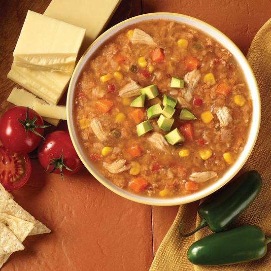 Order Chicken Tortilla Soup food online from Pita Grill &Amp; Creperie store, Summit on bringmethat.com