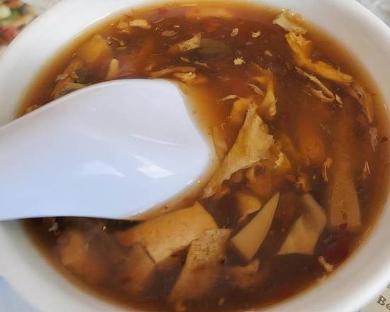 Order Hot n Sour Soup food online from Bin Hai store, Northbrook on bringmethat.com