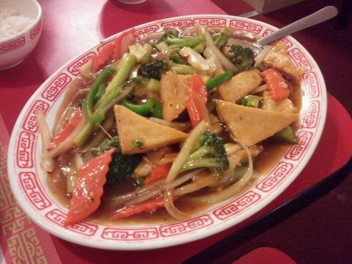 Order Szechuan Vegetable Dinner Special food online from Yin Yue Restaurant store, Columbus on bringmethat.com