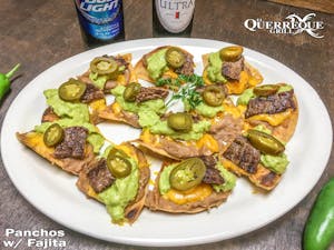 Order Panchos with Fajitas food online from El Querreque Grill store, Laredo on bringmethat.com
