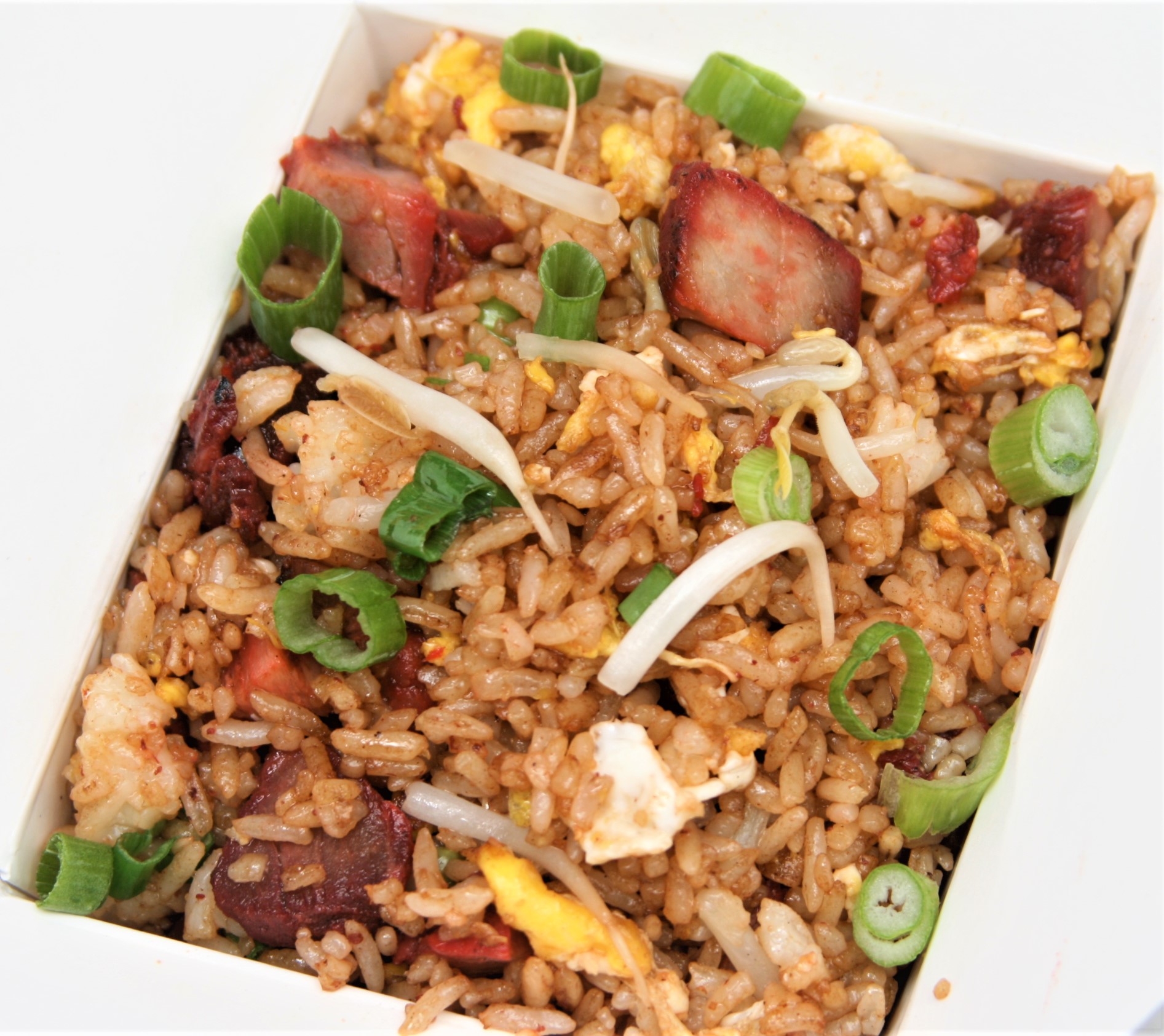 Order Pork Fried Rice food online from Hong KONG Express store, Chicago on bringmethat.com