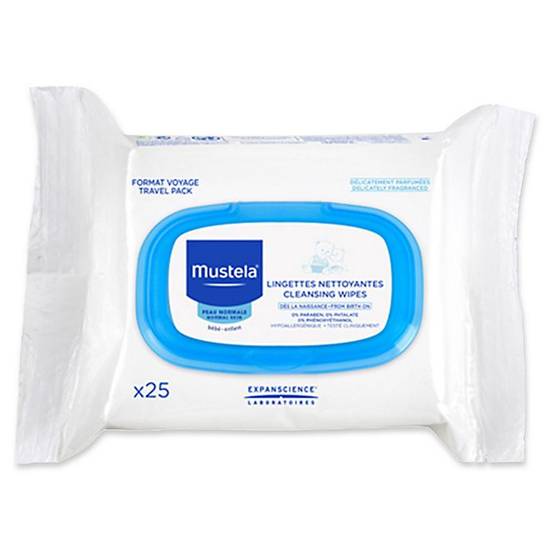 Order Mustela® Bébé Cleansing Wipes (25-Count) food online from Buybuy Baby store, Ballwin on bringmethat.com