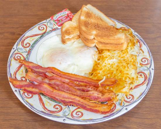 Order Bacon and Eggs food online from Anna Coffee Shop Inc store, Hayward on bringmethat.com