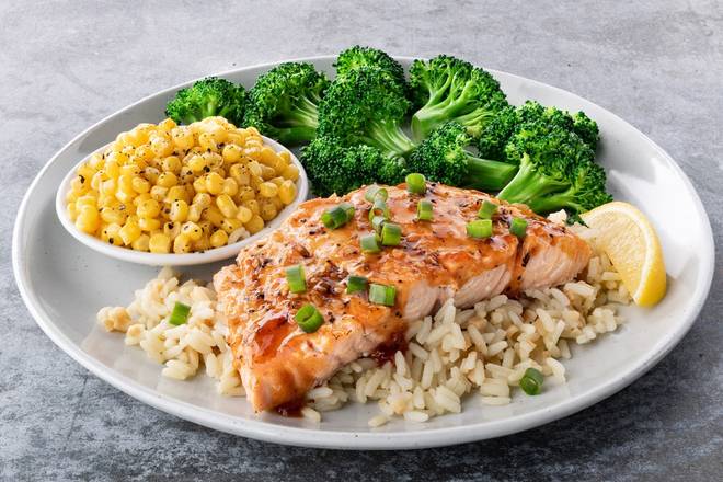 Order Honey BBQ Salmon food online from Cotton Patch Cafe store, Grapevine on bringmethat.com
