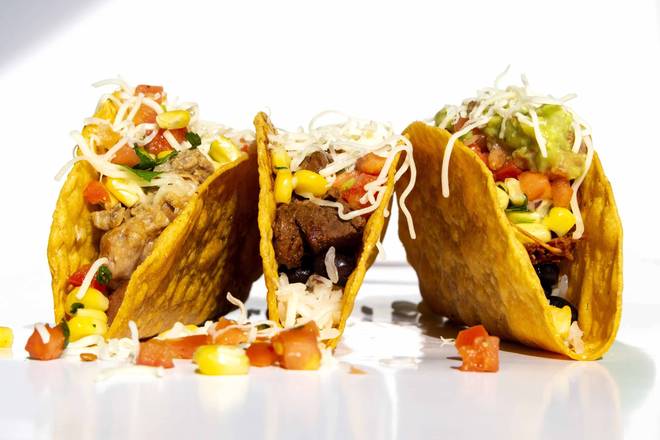 Order Chicken Taco (3 pcs) food online from Santa Fe Burrito Grill store, Norfolk County on bringmethat.com