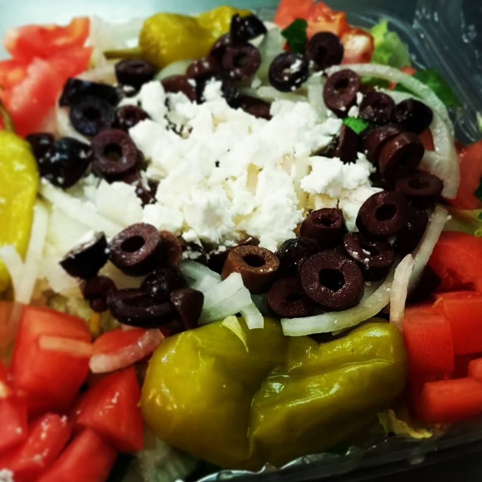 Order Greek Salad food online from Chicken King store, Charlotte on bringmethat.com