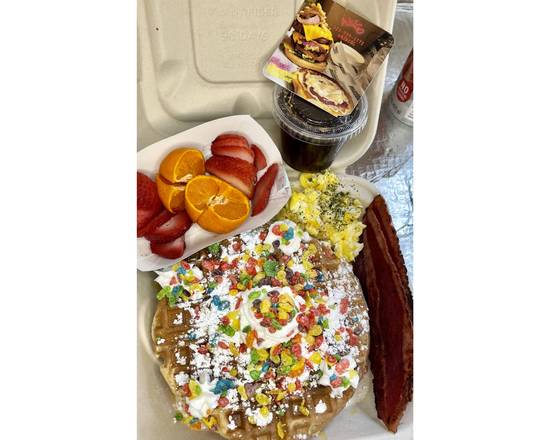Order Fruity Waffle food online from Ajs2go store, Los Angeles on bringmethat.com