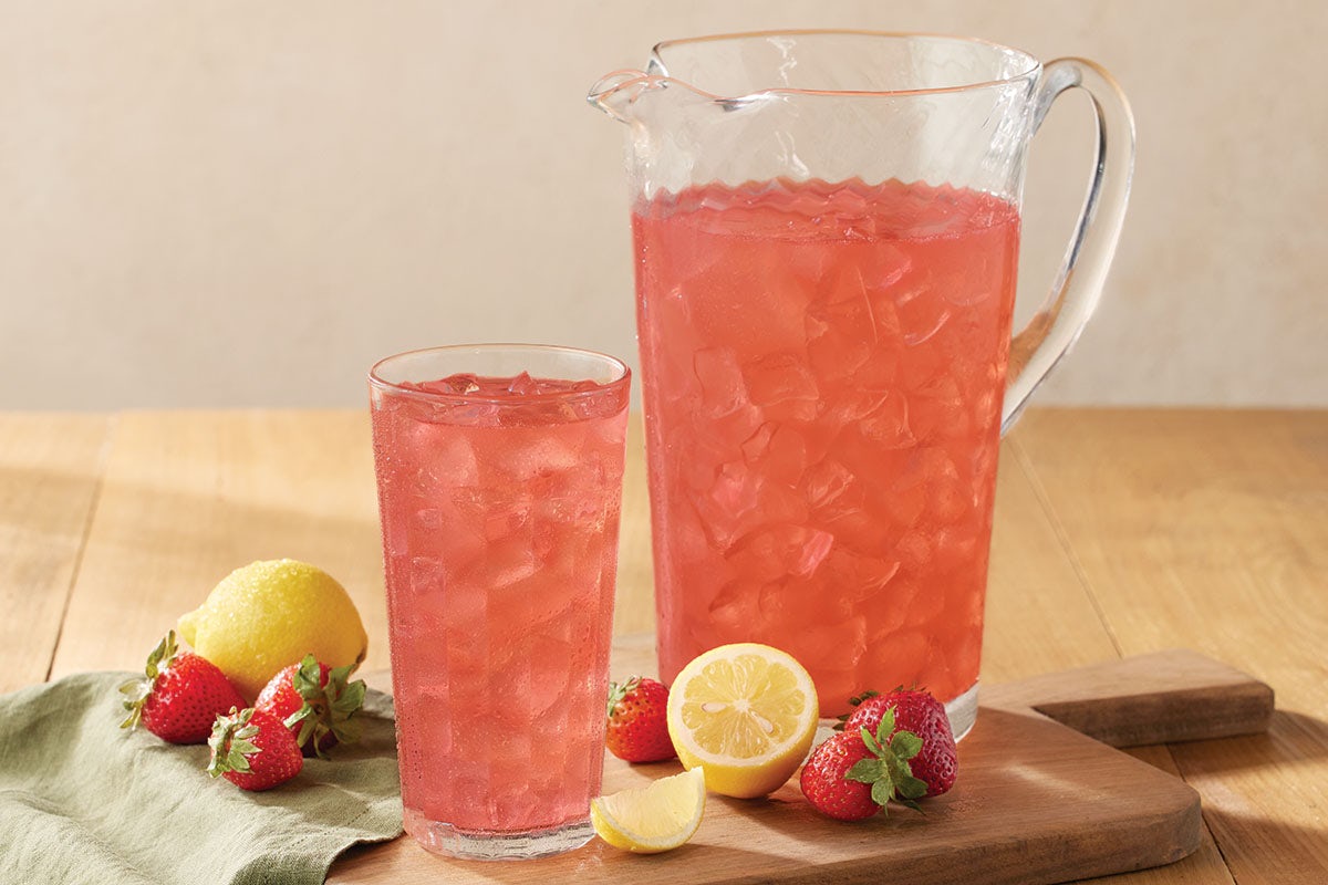 Order Strawberry Lemonade (Half Gallon) food online from Cracker Barrel store, Bensalem Township on bringmethat.com