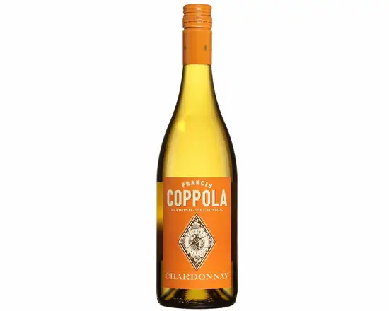 Order Francis Coppola Chardonnay, 750mL white wine (13.5% ABV) food online from Van Ness Liquors store, San Francisco on bringmethat.com
