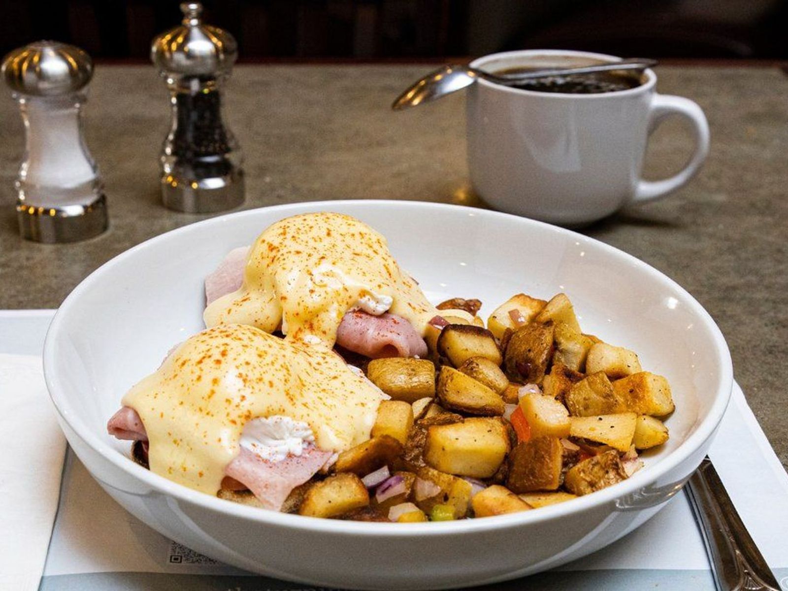 Order Classic Benedict food online from Turning Point store, Hoboken on bringmethat.com