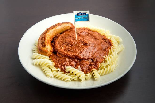 Order Italian Sausage with Meat Sauce food online from The Old Spaghetti Factory store, San Diego on bringmethat.com