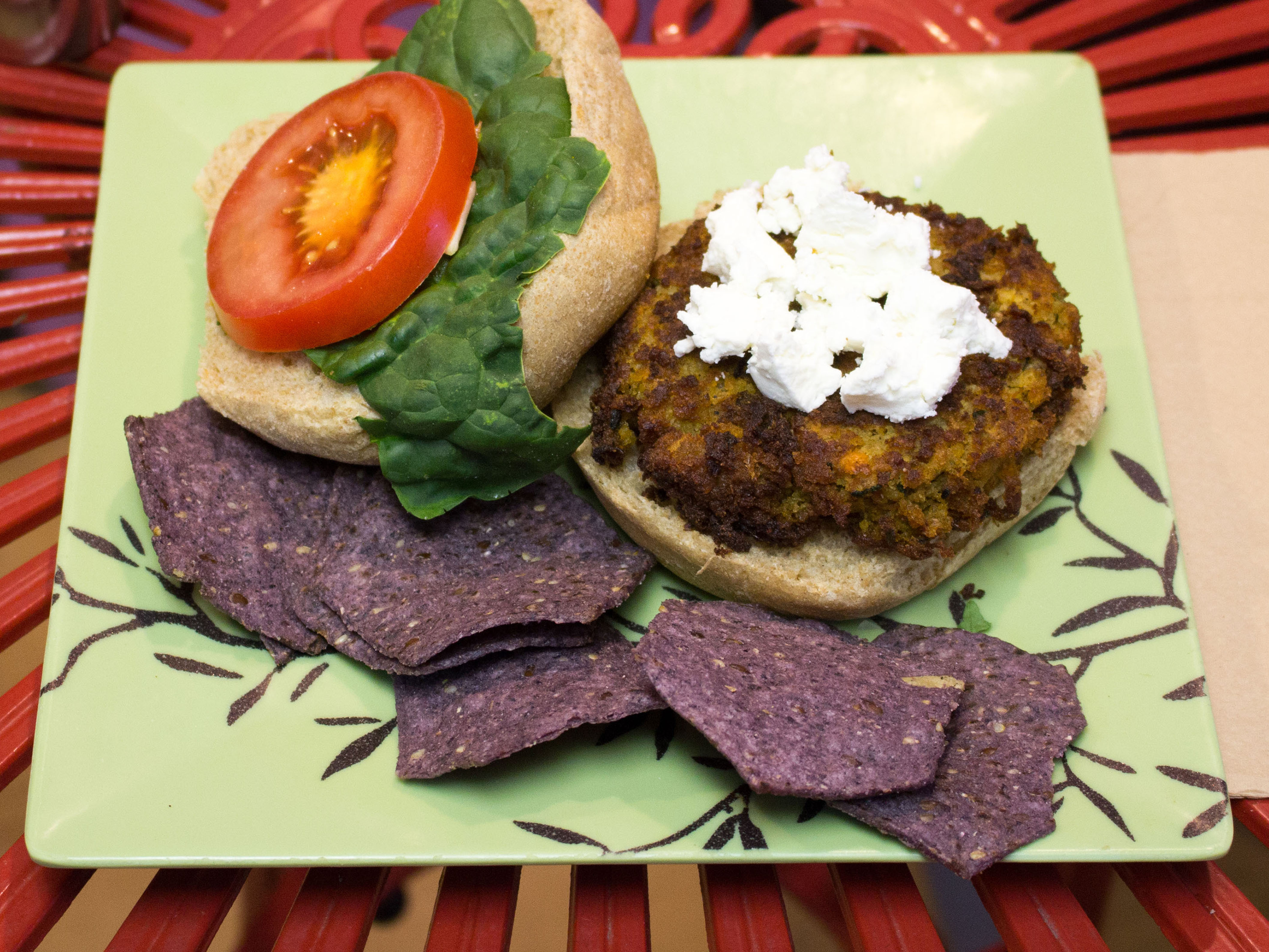 Order Chickpea Burger food online from Healthy On Lark store, Albany on bringmethat.com