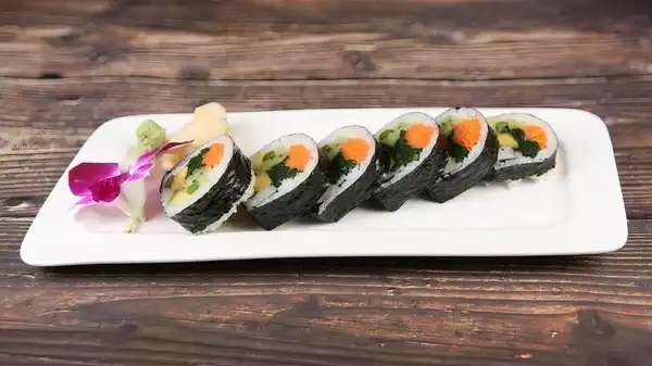 Order Color Vegetables Roll food online from Genki Ya Organic Sushi store, Boston on bringmethat.com