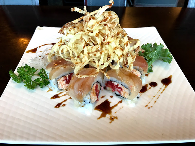 Order Albacore Special Roll food online from Sushi Nori store, Escondido on bringmethat.com