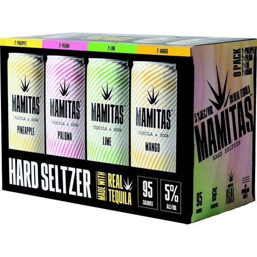 Order Mamitas Assorted Tequila & Soda (8PKC 12 OZ) 137751 food online from Bevmo! store, Emeryville on bringmethat.com