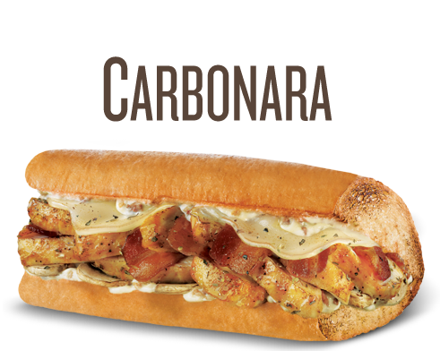 Order Chicken Carbonara Sub food online from Quiznos store, Raleigh on bringmethat.com