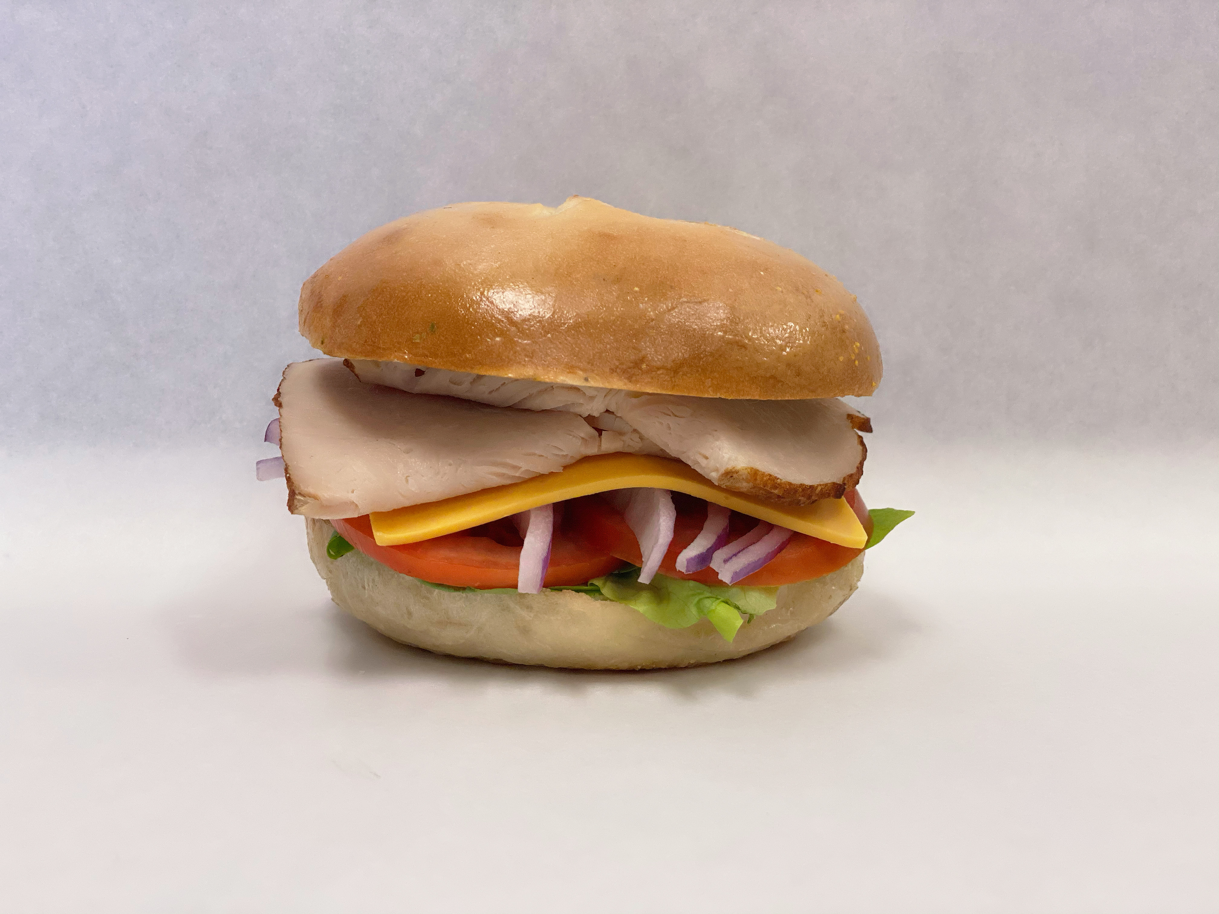 Order 5A. Turkey Sandwich food online from Bagel Place Cafe store, Sunnyvale on bringmethat.com